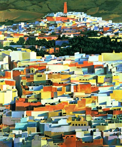 North African Townscape by Robert Tyndall